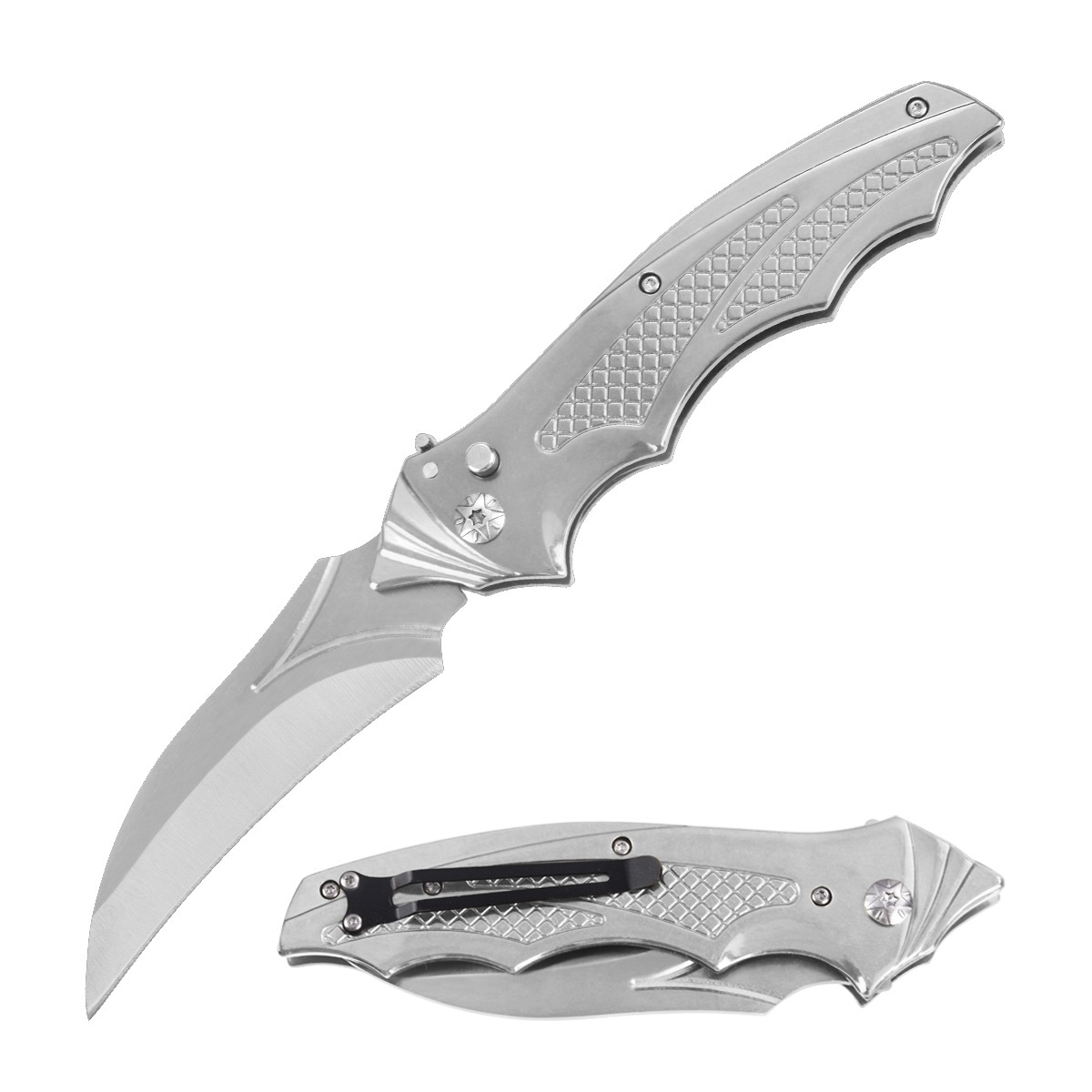 5.95" Closed Automatic Switch Blade Bat Knife6P1208SLH